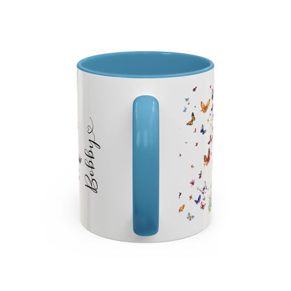 Boxer #1 Personalized Accent Mugs, 11oz