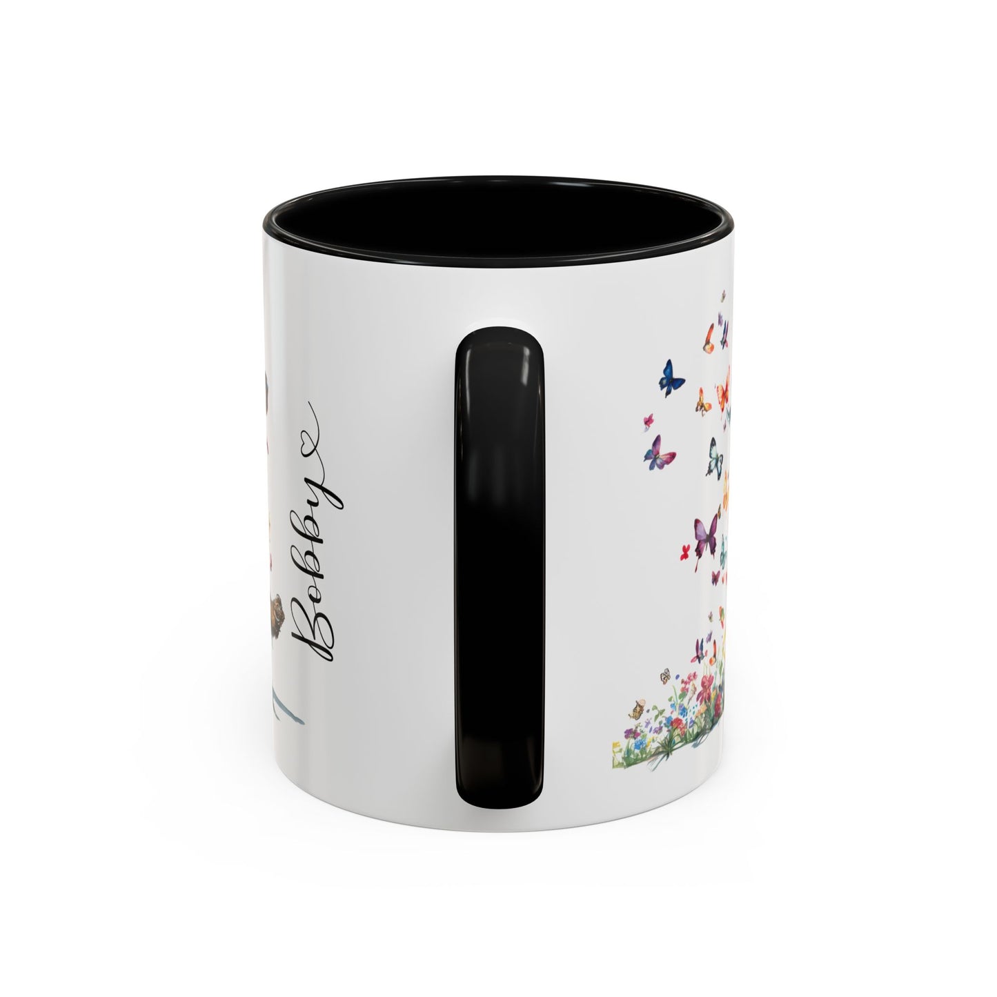 Gordon Setter Personalized Accent Mugs, 11oz