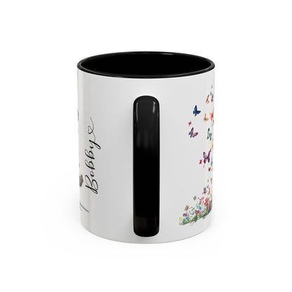 Gordon Setter Personalized Accent Mugs, 11oz