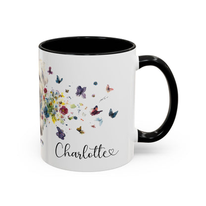 Maltipoo Personalized Accent Mugs, 11oz