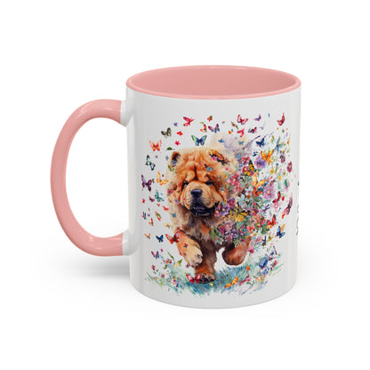 Chow Chow #6 Personalized Accent Mugs, 11oz
