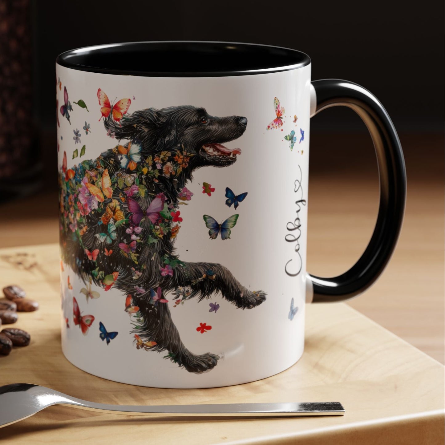 Hovawart #2 Colorful Accent Mugs, 11oz
