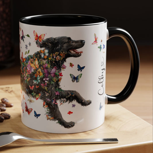 Hovawart #2 Colorful Accent Mugs, 11oz