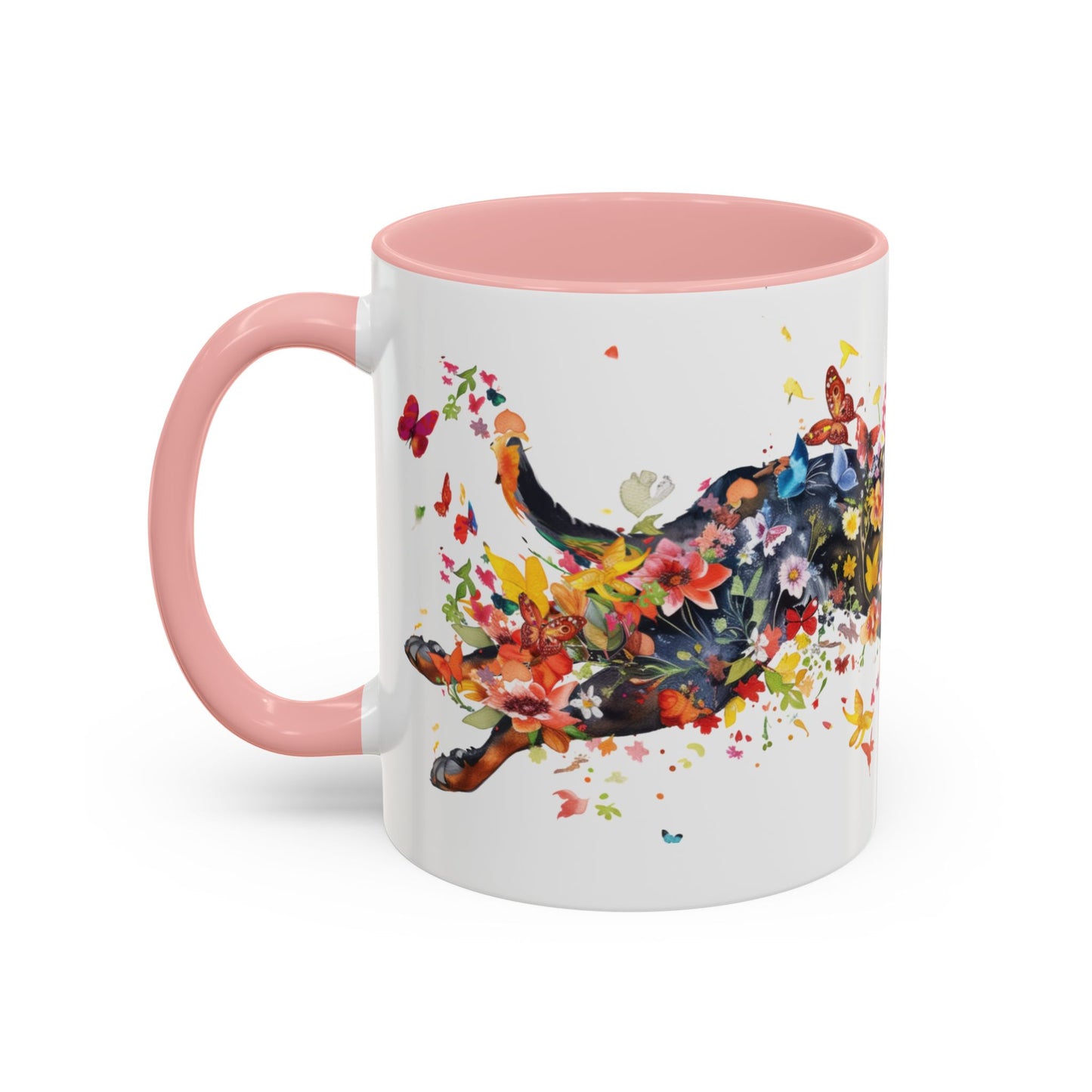 Beauceron Personalized Accent Mugs, 11oz