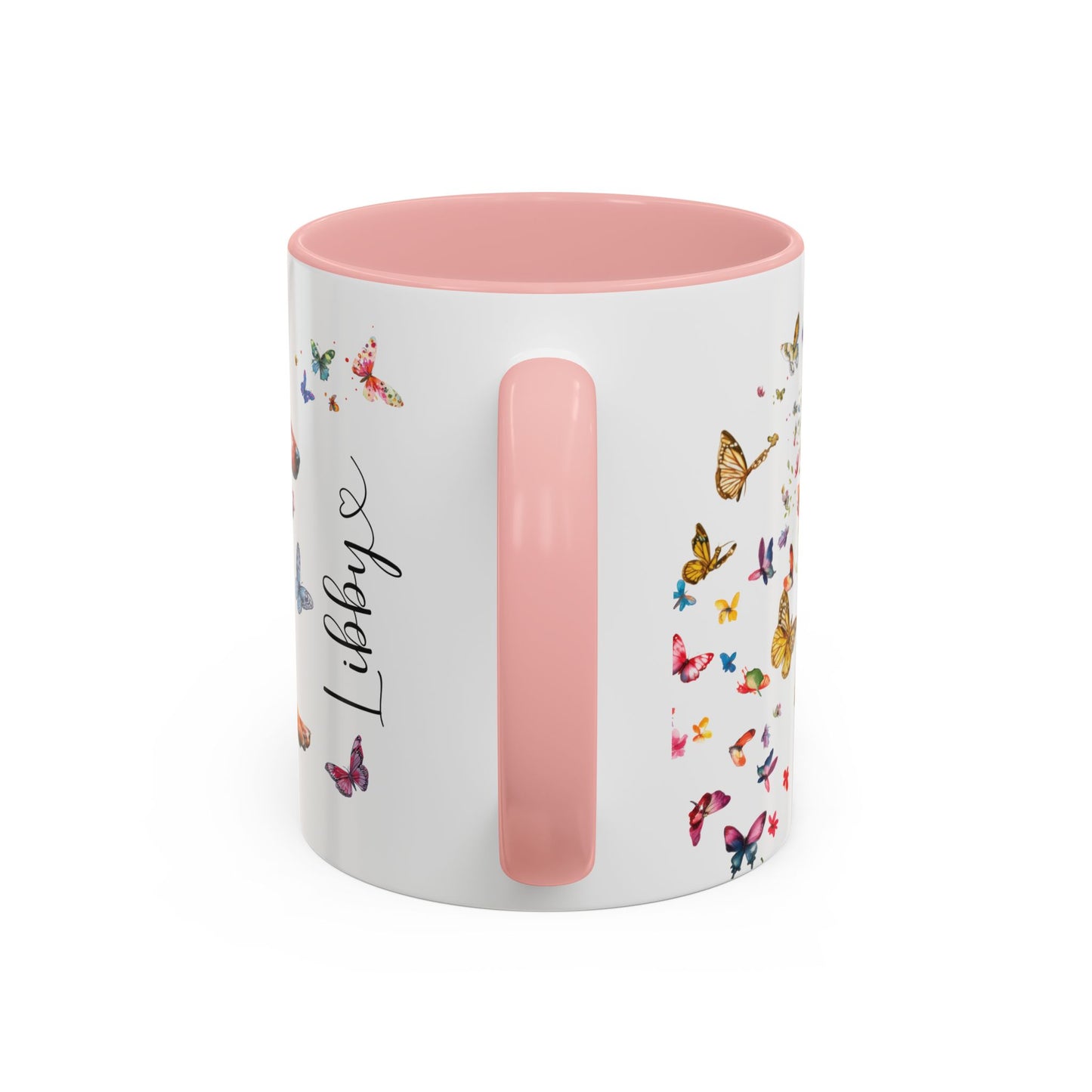 Red Heeler (Cattle dog) Personalized Accent Mugs, 11oz