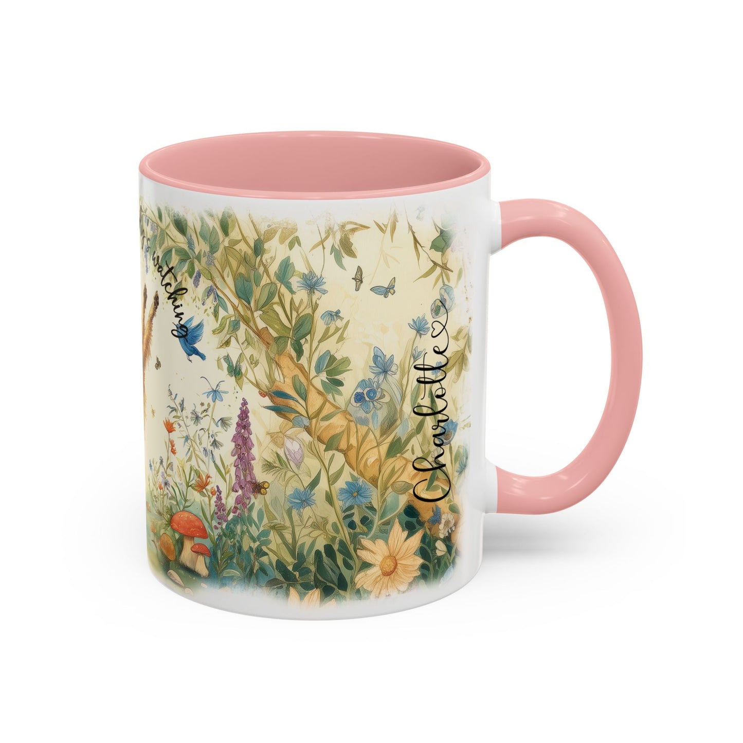 Golden Retriever "Dance like nobody's watching" Personalized  Mugs, 11oz