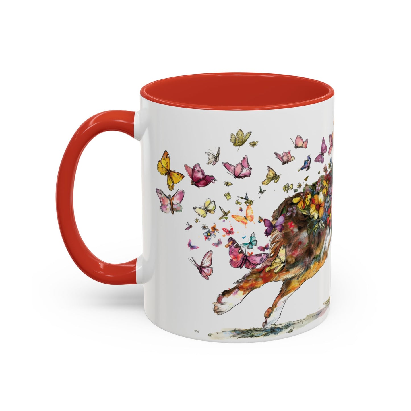 Australian Shepherd (Docked) #2 Personalized Accent Mugs, 11oz