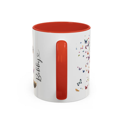 English Cocker Spaniel #4 Personalized Accent Mugs, 11oz