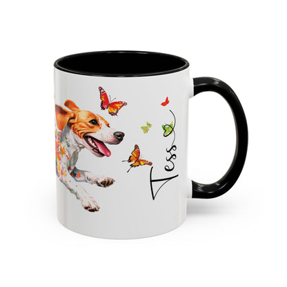 Beagle Personalized Accent Mugs, 11oz