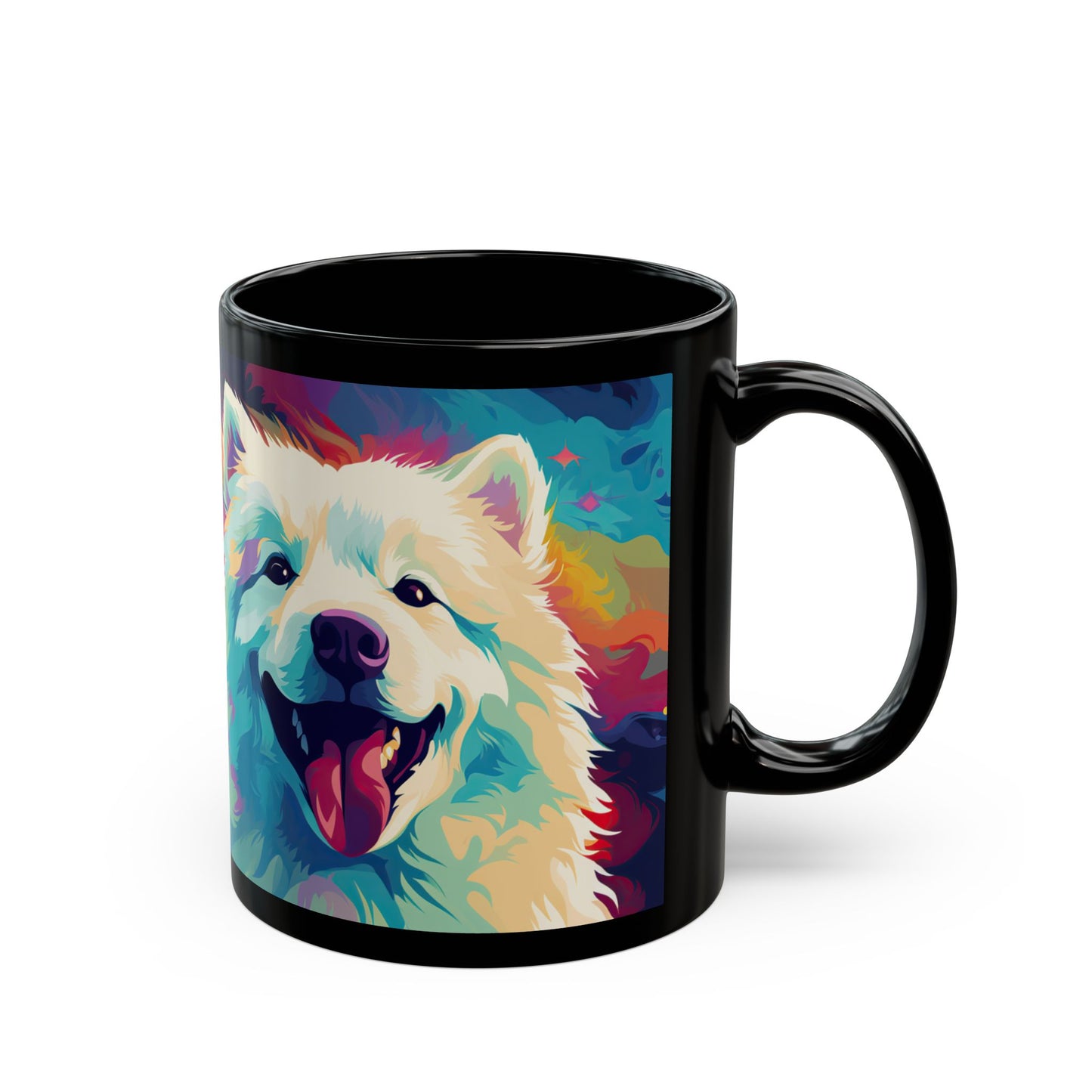 Samoyed Black Mugs (11oz, 15oz)