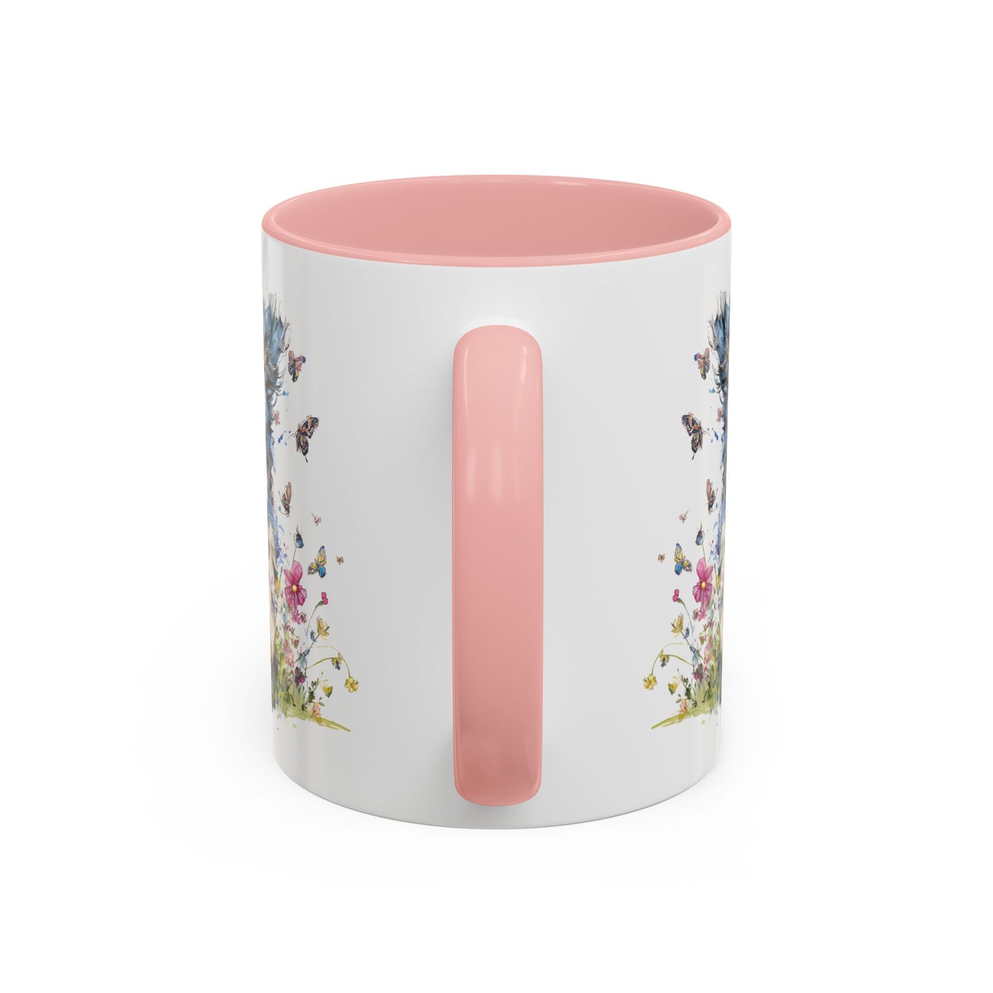 Blue Merle Cockapoo/Doodle Personalized Accent Mugs, 11oz