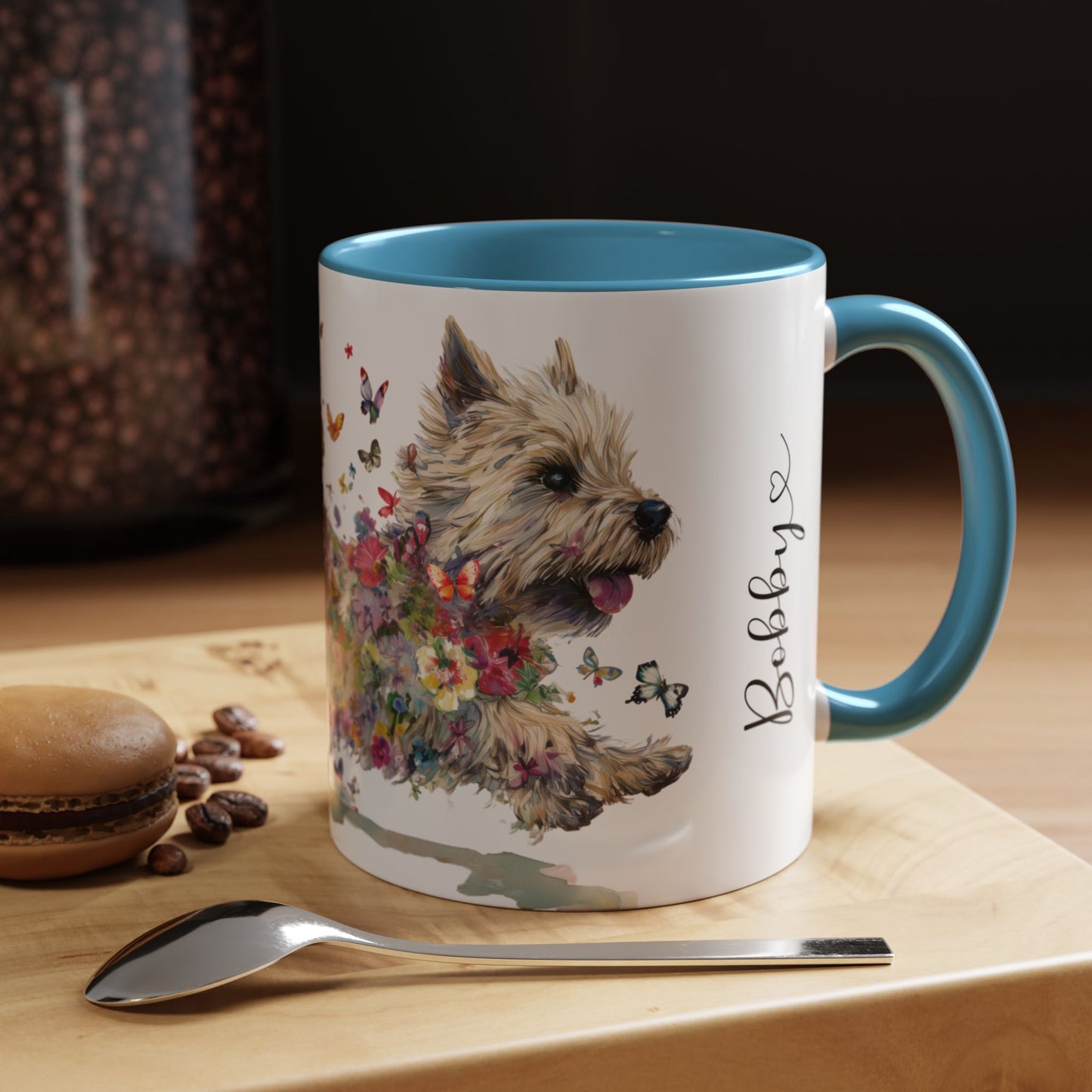 Cairn Terrier #1 Personalized Accent Mugs, 11oz