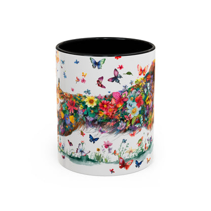 Hovawart #1 Colorful Accent Mugs, 11oz