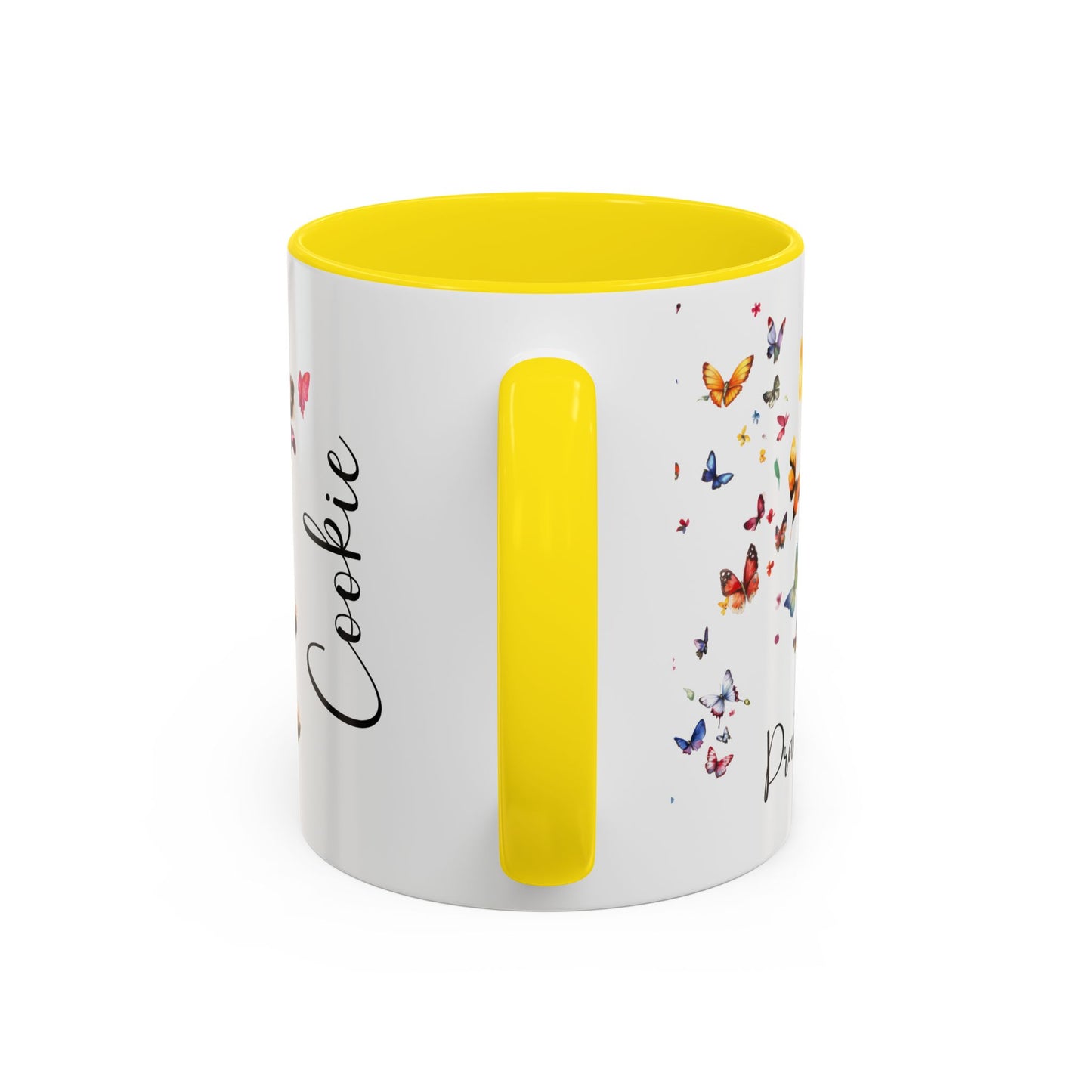 Poodle #1 - Practically Pawfect in every way. Personalised Colorful Accent Mugs, 11oz
