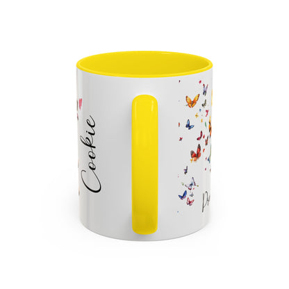 Poodle #1 - Practically Pawfect in every way. Personalised Colorful Accent Mugs, 11oz