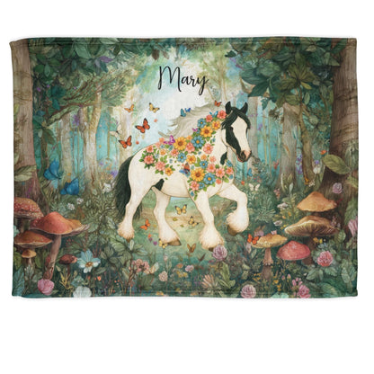 GYPSY VANNER BLANKET Personalised Mystical Forest Blanket