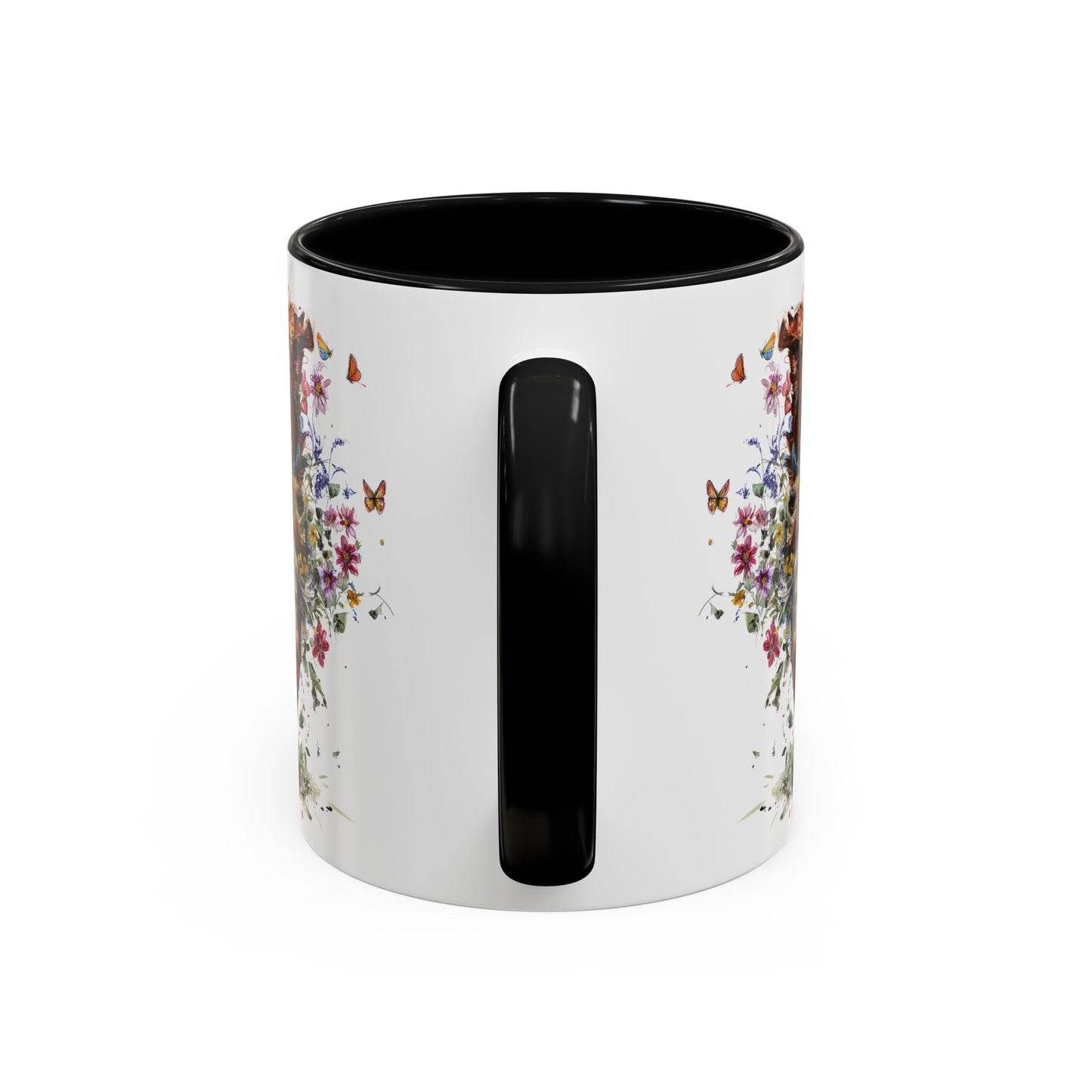 Border Collie #5 Personalized Accent Mugs, 11oz