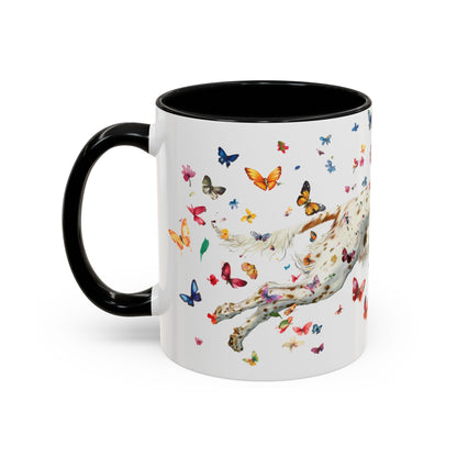 English Setter #5 Personalized Accent Mugs, 11oz