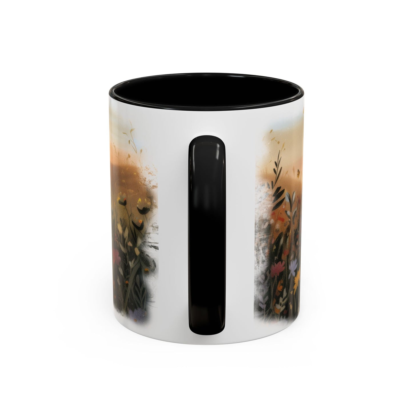 Fox sleeping #1 Personalized Accent Mugs, 11oz