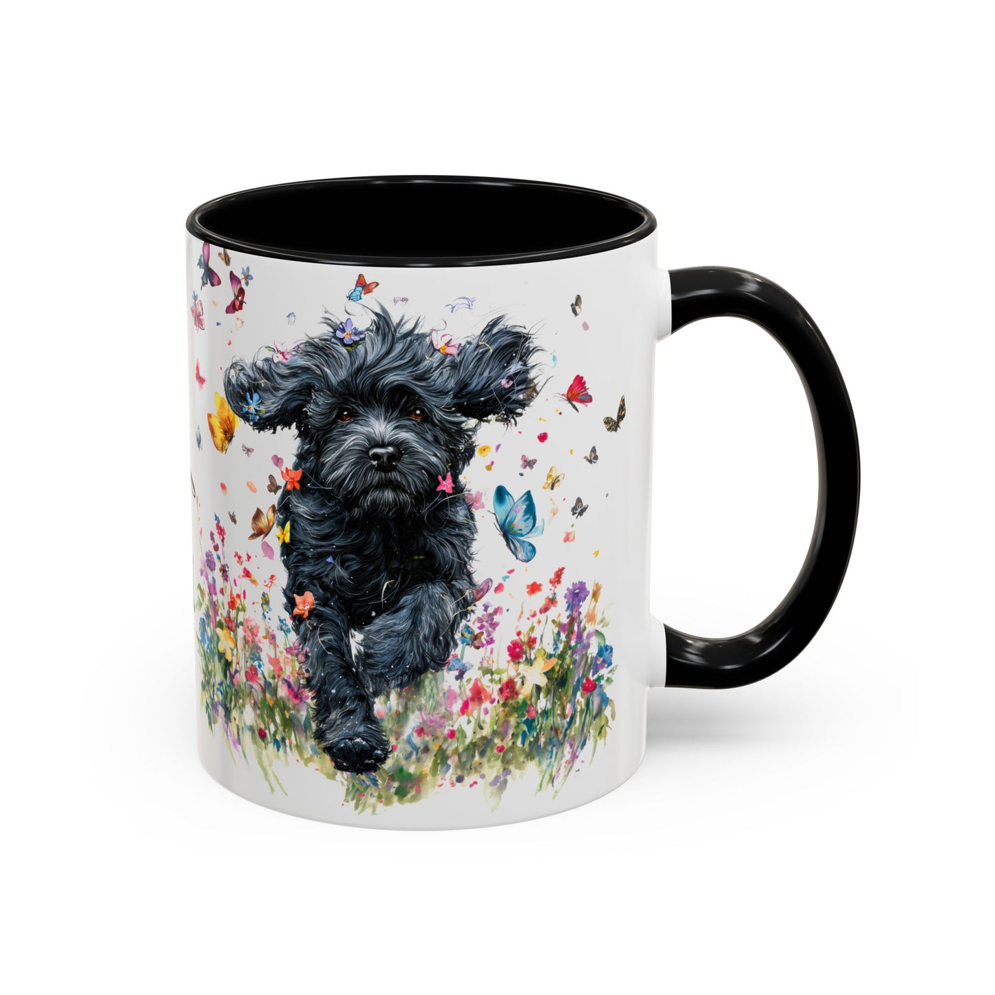 Cavoodle/Cavapoo/Doodle/Cockapoo #2 Personalized Accent Mugs, 11oz