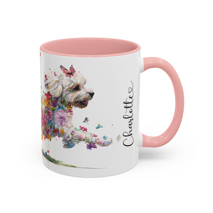 Shihpoo Personalized Accent Mugs, 11oz