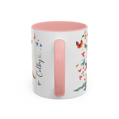 Hovawart #1 Colorful Accent Mugs, 11oz