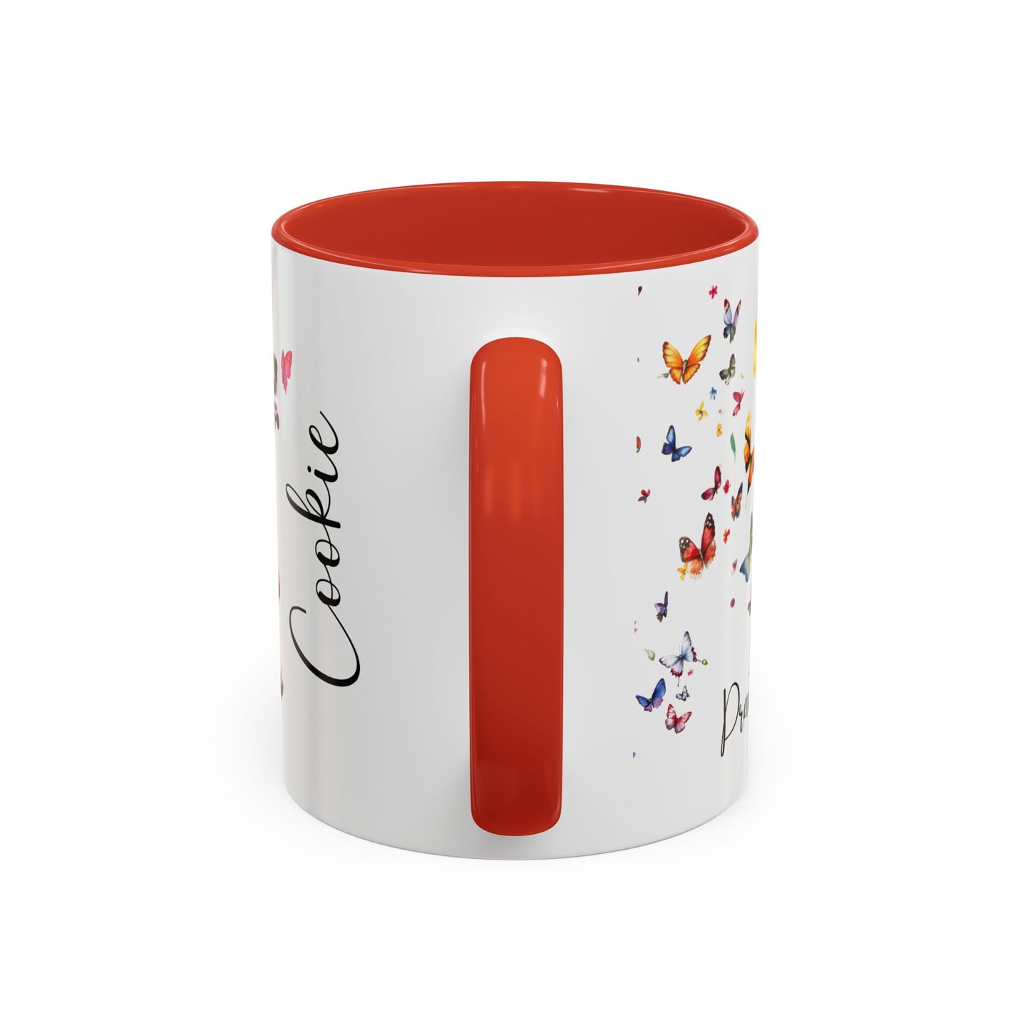 Poodle #1 - Practically Pawfect in every way. Personalised Colorful Accent Mugs, 11oz