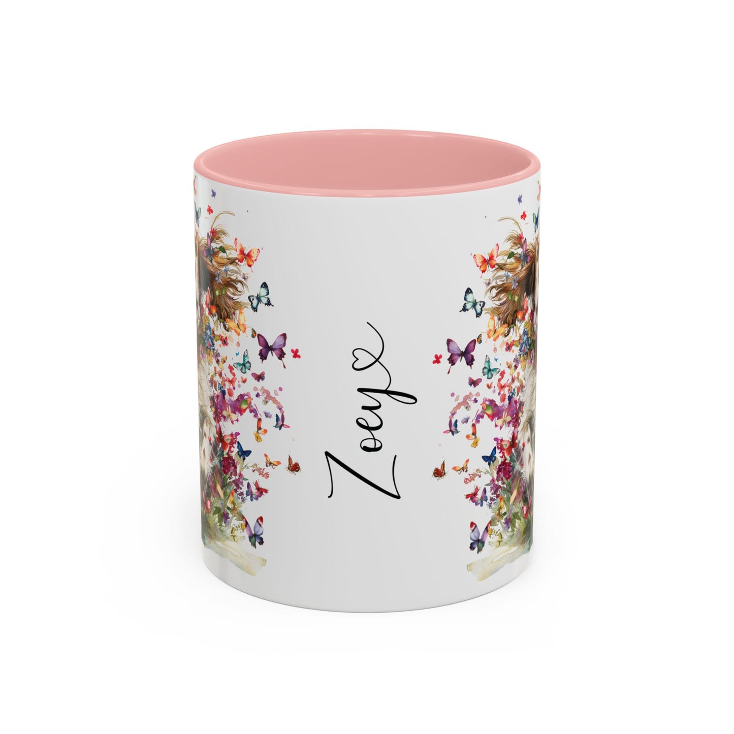 Clumber Spaniel #2 Personalized Accent Mugs, 11oz