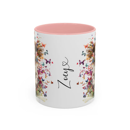 Clumber Spaniel #2 Personalized Accent Mugs, 11oz
