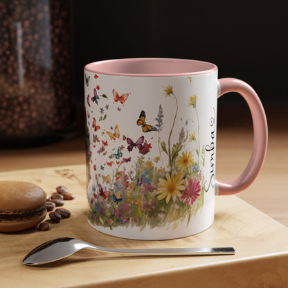 Schipperke #2 Personalized Accent Mugs, 11oz