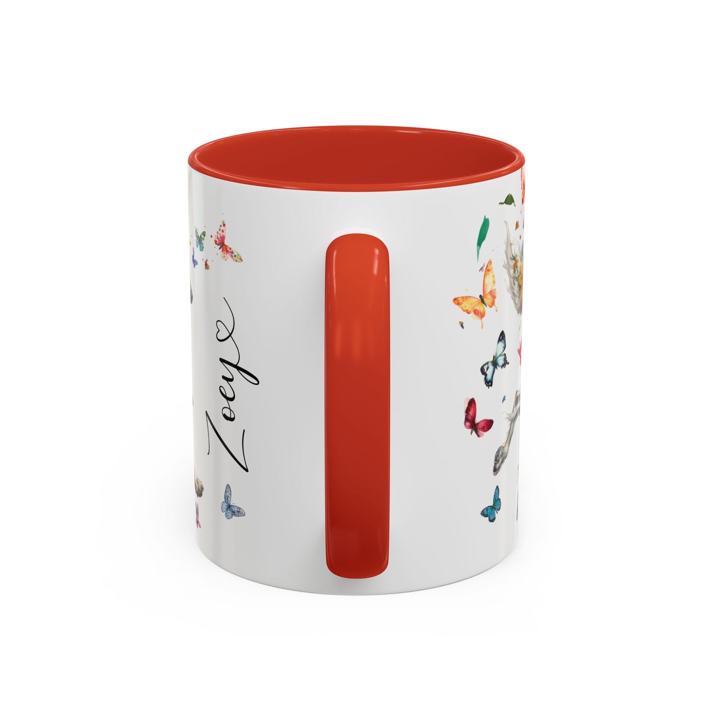 Silken Windhound #1 Personalized Accent Mugs, 11oz