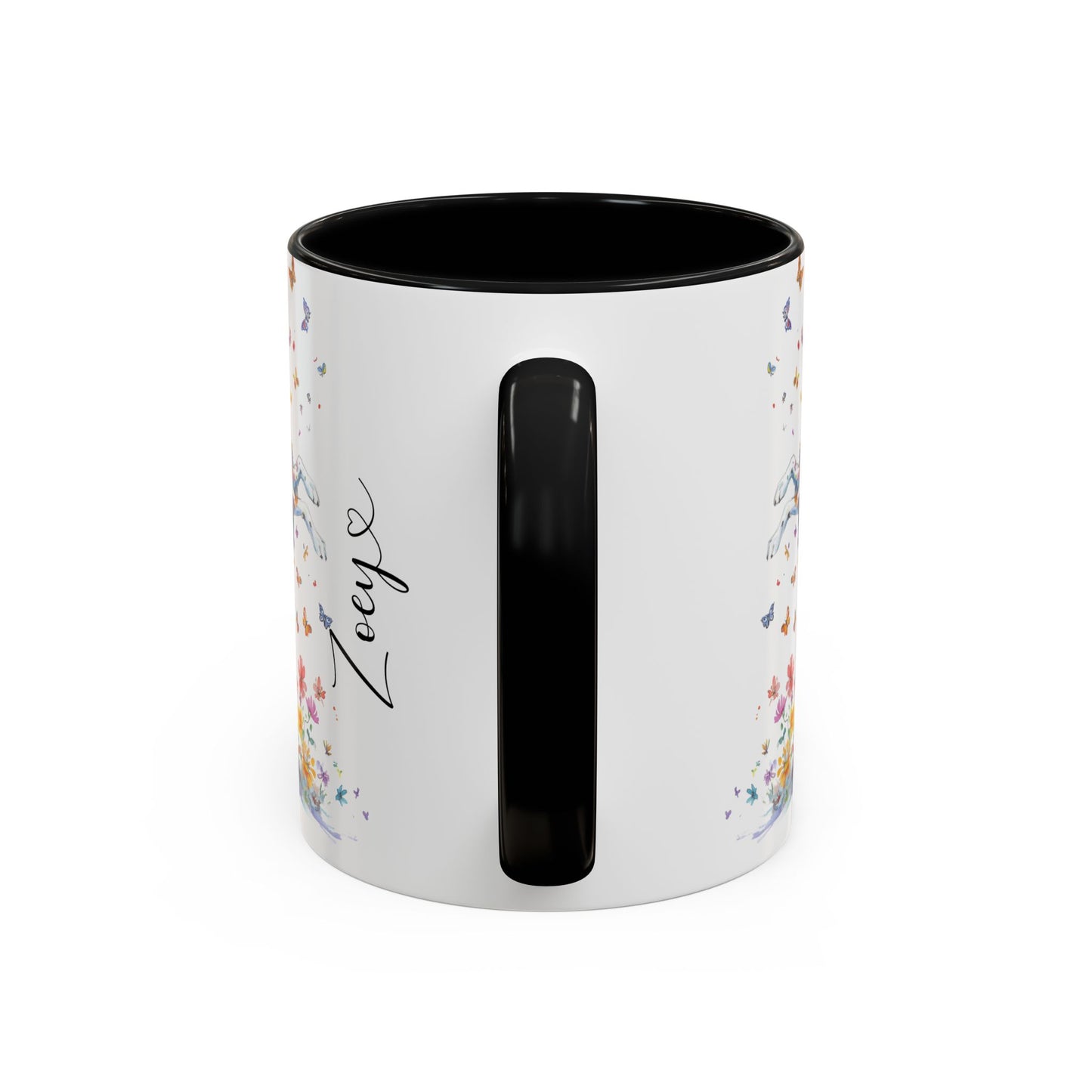 Dalmatian, Dance like nobody's watching, Personalized Accent Mugs, 11oz