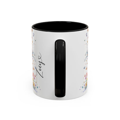 Dalmatian, Dance like nobody's watching, Personalized Accent Mugs, 11oz