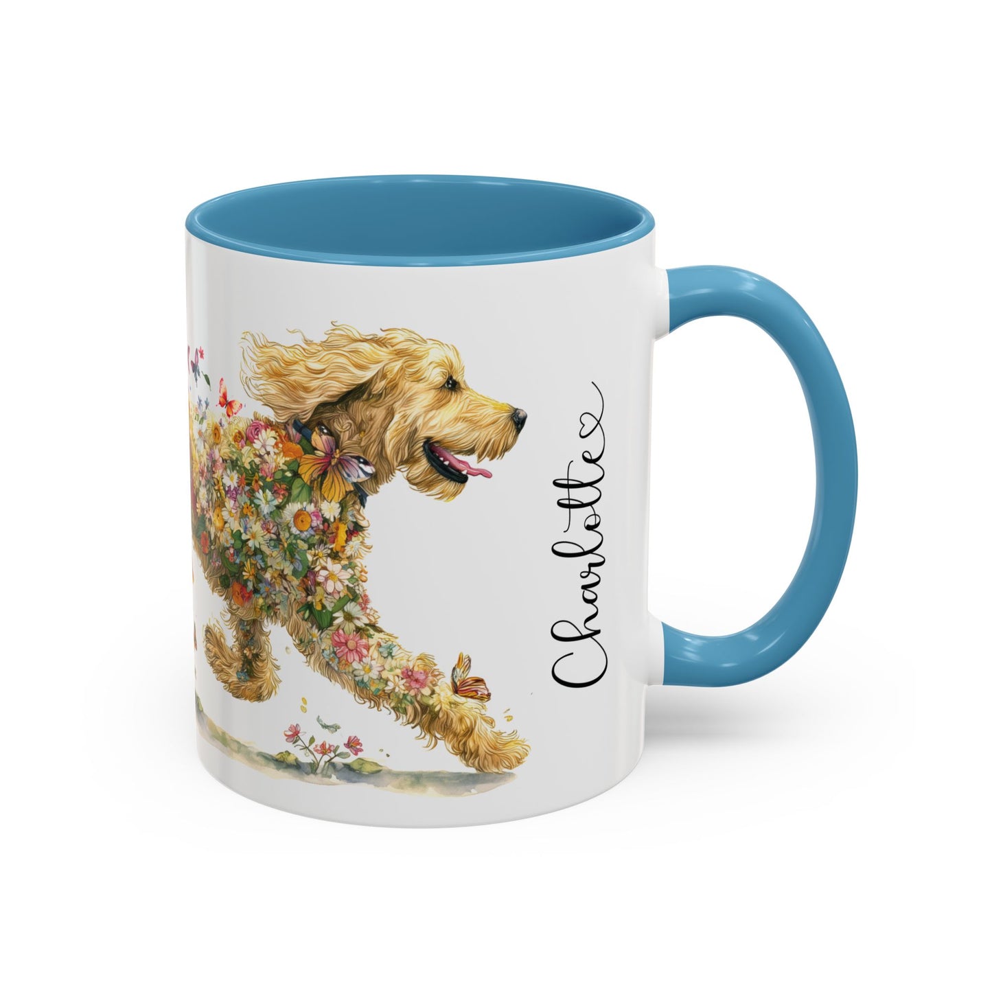 Golden Doodle/Groodle #3 Retriever Personalized Accent Mugs, 11oz