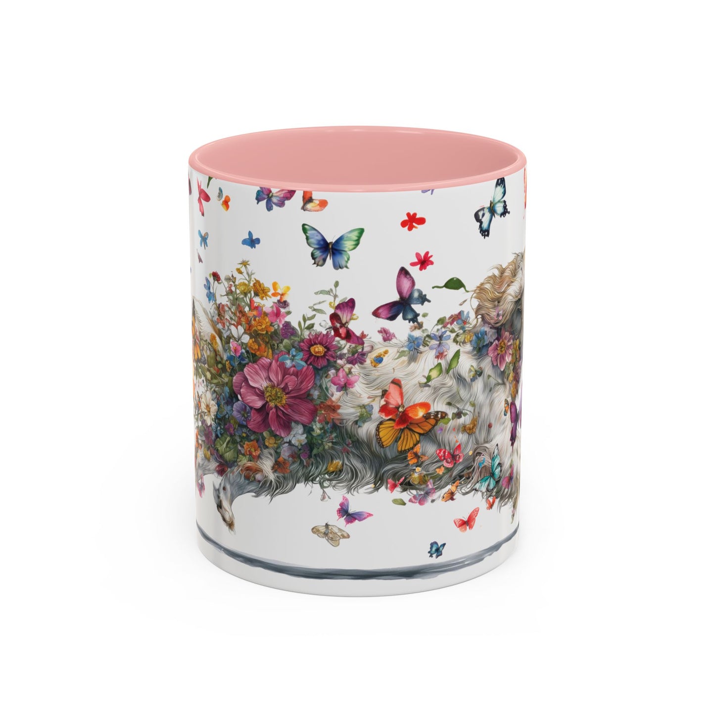 Clumber Spaniel #1 Personalized Accent Mugs, 11oz