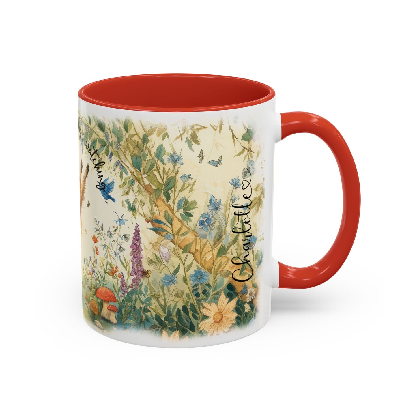 Golden Retriever "Dance like nobody's watching" Personalized  Mugs, 11oz