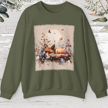 Fox sleeping #5 Unisex Sweat Shirt.