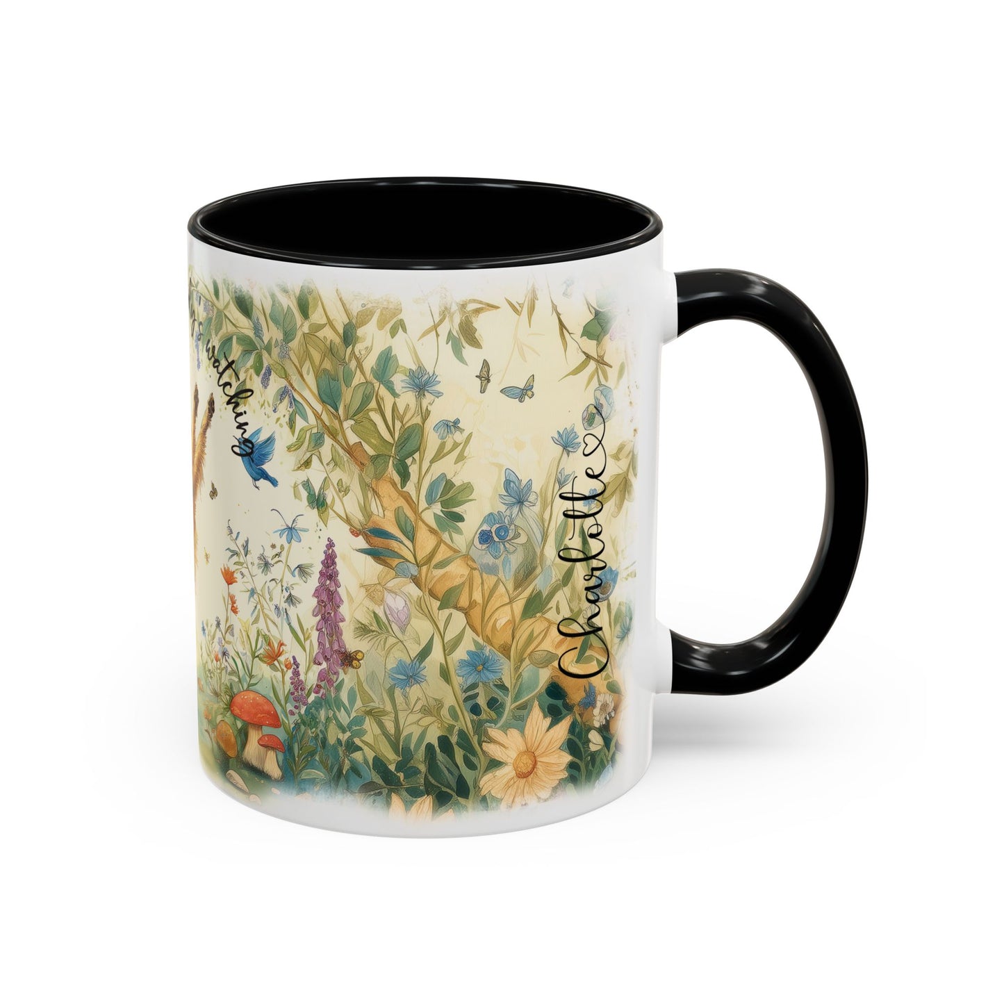 Golden Retriever "Dance like nobody's watching" Personalized  Mugs, 11oz