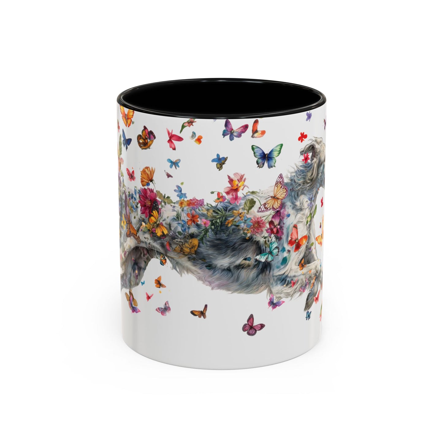 Silken Windhound #1 Personalized Accent Mugs, 11oz