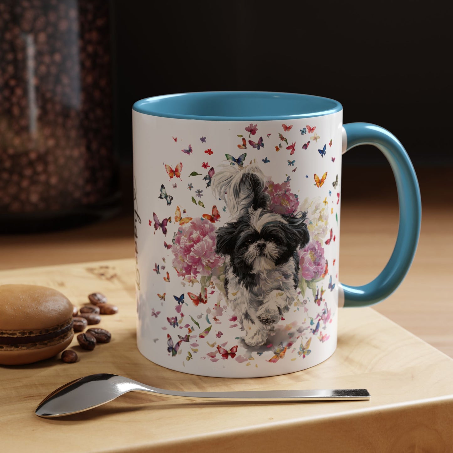 Shih Tzu #4 Personalized Accent Mugs, 11oz