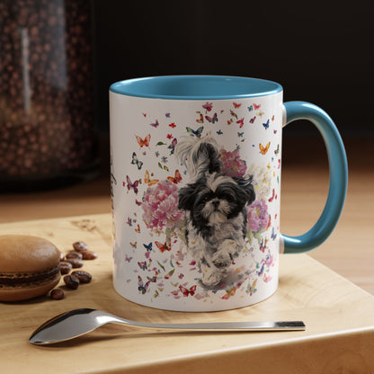 Shih Tzu #4 Personalized Accent Mugs, 11oz