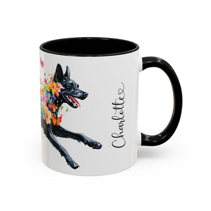 Kelpie Personalized Accent Mugs, 11oz