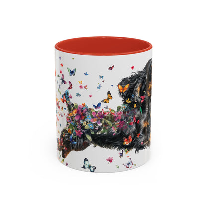 English Cocker Spaniel #4 Personalized Accent Mugs, 11oz