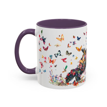 Giant Schnauzer Personalized Accent Mugs, 11oz