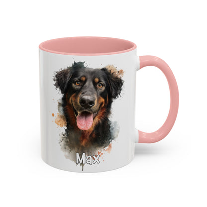 Hovawart #4 Colourful Personalized Accent Mugs, 11oz