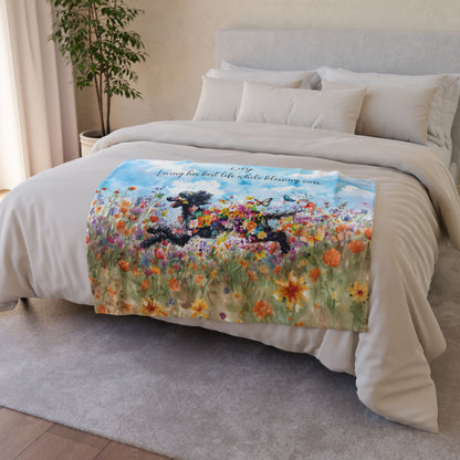 Poodle #1 Personalised Mystical Forest Blanket
