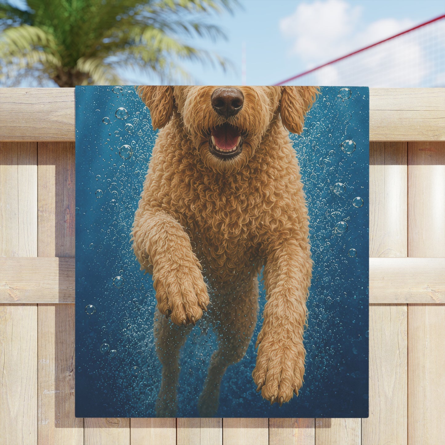 Golden Doodle/Groodle PAWS Beach Towel