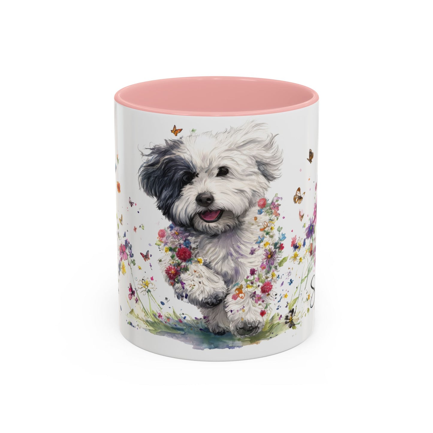 Cotton de Tulear Personalized Accent Mugs, 11oz