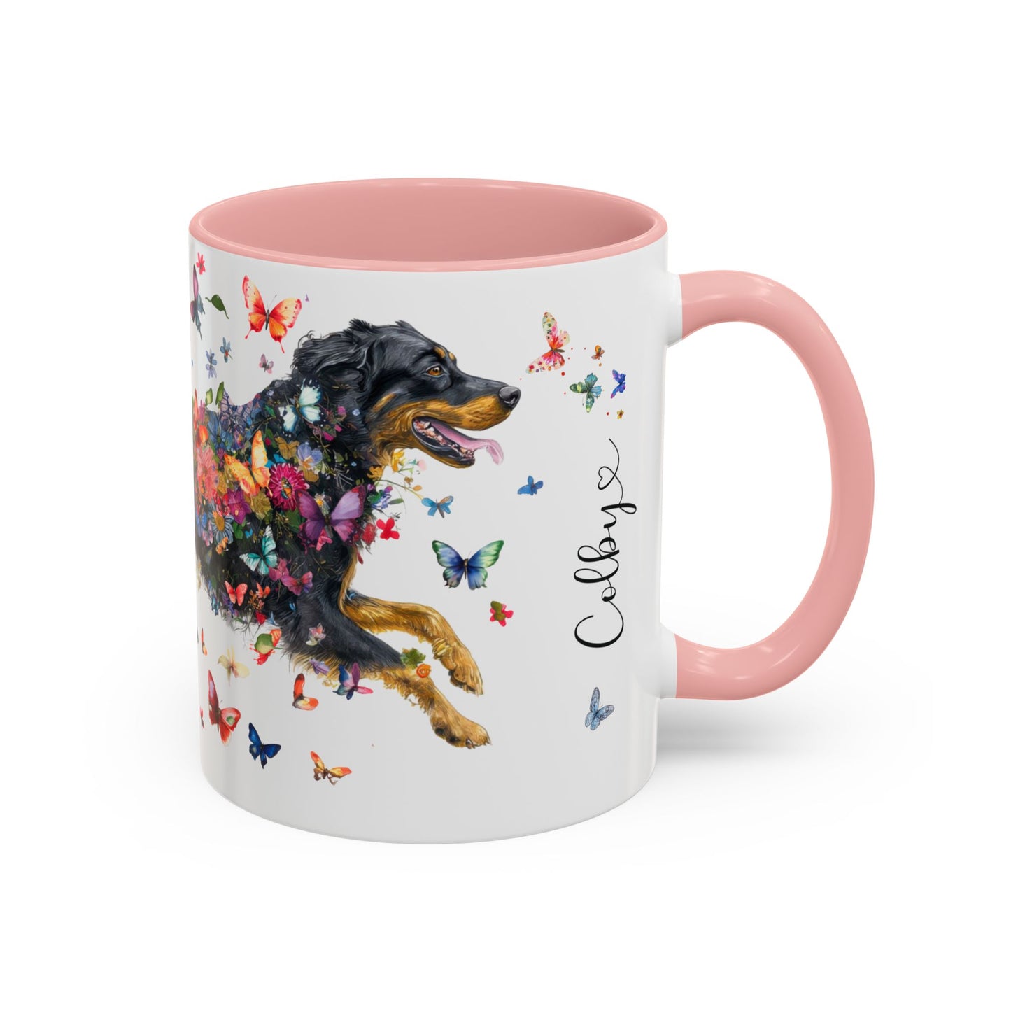 Hovawart #3 Colorful Accent Mugs, 11oz