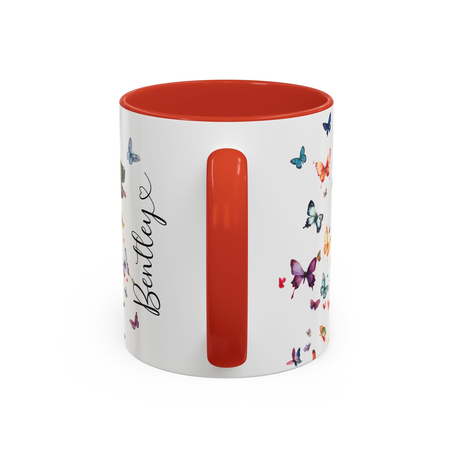 Wheaten Buhund Personalized Accent Mugs, 11oz
